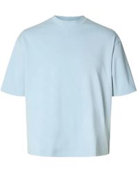 SELECTED - Round-Neck T-Shirt - Lyst