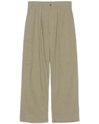Nanamica - Silk-Nep Twill Trousers - Lyst
