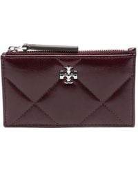 Tory Burch - Kira Leather Card Case - Lyst