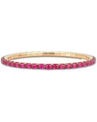 ’ROBERTO DEMEGLIO - Ruby Oval Tennis Bracelet - Lyst