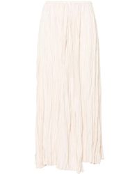 Forte Forte - Gonna Midi Con Design Arricciato - Lyst