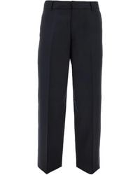 Emporio Armani - Virgin-Wool Trousers - Lyst
