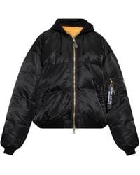 Vetements - Veste Bomber Matelassée À Capuche - Lyst