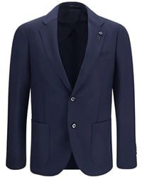 Lardini - Single-Breasted Notch-Lapel Blazer Jacket - Lyst