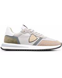 Philippe Model - Side Logo-Patch Sneakers - Lyst
