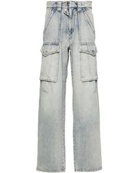 Isabel Marant - Heilani Mid-Rise Faded-Effect Jeans - Lyst