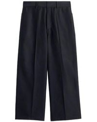 Lemaire - Button Pocket Trousers - Lyst