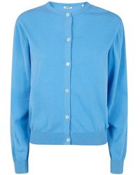 Aspesi - Round Neck Cardigan - Lyst