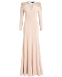 Jenny Packham - Nila Beaded V-Neck Maxi Dress - Lyst