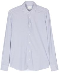 Dell'Oglio - Geometric-print Long-sleeve Shirt - Lyst