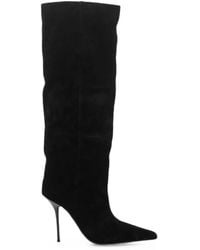 Jeffrey Campbell - Spitze Stiefeletten Aus Wildleder - Lyst