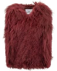 Martha Louis - Mongolian-Fur Gilet - Lyst