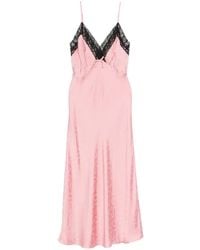 RIXO London - Alberta Lace-Trim Jacquard Maxi Dress - Lyst