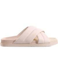 Högl - Tessa Cross-Strap Slide Sandals - Lyst