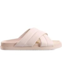 Högl - Tessa Cross-Strap Slide Sandals - Lyst