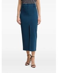 Patrizia Pepe - Slit Midi Skirt - Lyst