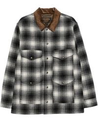 Filson - Check-Pattern Corduroy-Collar Jacket - Lyst