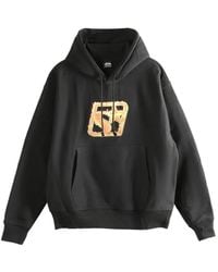 Stussy - Graphic-Print Hoodie - Lyst