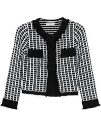 Charlott - Veste À Bords Francs - Lyst