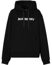 Burberry - Sudadera con capucha y logo - Lyst