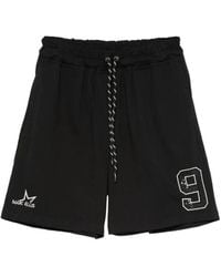 Marc Ellis - Drawstring-Waist Logo-Patch Shorts - Lyst