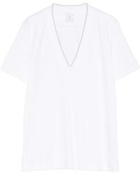Eleventy - V-Neck T-Shirt - Lyst
