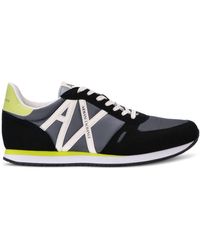 Armani Exchange - Ax Panelled Sneakers - Lyst