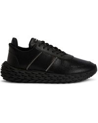 Giuseppe Zanotti - Urchin Panelled Leather Sneakers - Lyst