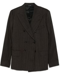 Reveres 1949 - Pinstripe Double-Breasted Suit - Lyst