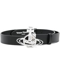 Vivienne Westwood - Orb-Buckle Leather Belt - Lyst