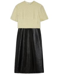 Jil Sander - Beaded Short-Sleeve Dress - Lyst