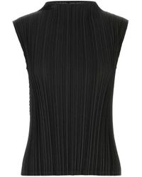 Pleats Please Issey Miyake - Haut Mellow Plissé Sans Manches - Lyst
