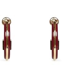Fendi - Logo-Plaque Earrings - Lyst