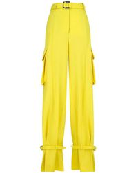 The Attico - Belted Cargo Trousers - Lyst