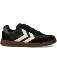 Hummel - Chevron-Detail Low-Top Sneakers - Lyst