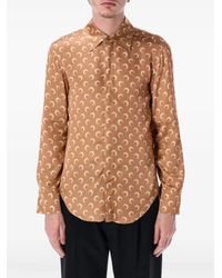 Marine Serre - Crescent Moon-Print Shirt - Lyst