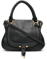 Chloé - Marcie Leren Shopper - Lyst