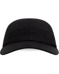Burberry - Casquette En Coton À Logo Brodé - Lyst