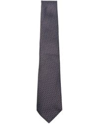 Canali - Geometric-Pattern Silk Tie - Lyst