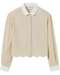 Claudie Pierlot - Striped Shirt - Lyst