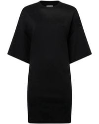 LA PISCINE - Crew-Neck T-Shirt Midi Dress - Lyst