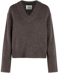Lisa Yang - Ribbed V-Neck Sweater - Lyst