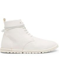 Marsèll - Lace-up Leather Ankle Boots - Lyst
