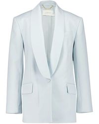 Zimmermann - Shawl-Collar Single-Breasted Jacket - Lyst