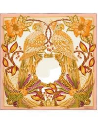 Ferragamo - Printed Silk Foulard - Lyst