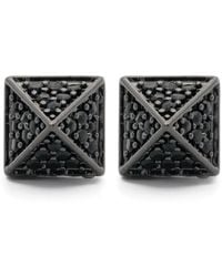Eddie Borgo - Pavé Pyramid Earrings - Lyst