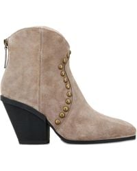 Hogan - Suede Ankle Boots - Lyst