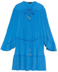 Maje - Short Pleated Dress - Lyst