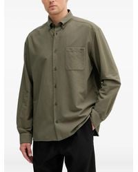 A.P.C. - Camisa con bolsillo y botones - Lyst