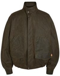 Calvin Klein - High-Neck Flap-Pocket Jacket - Lyst